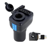 Comprobador para enchufe de remolque de 7 vías | Impermeable 12 V Detector 7 Pin,Tester para Conector Cableado Remolque - Para Instalación Cableado Garaje Inspección Viaje Taller Barcos Pickup Camión