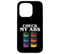 Comprobar mis Abdominales - Impresora 3D Geek de impresión 3D Carcasa para iPhone 15 Pro