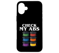 Comprobar mis Abdominales - Impresora 3D Geek de impresión 3D Carcasa para iPhone 16 Plus
