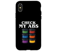 Comprobar mis Abdominales - Impresora 3D Geek de impresión 3D Carcasa para iPhone X/XS