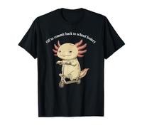 Comprometerse a la tontería de Regreso a Clases Axolotl en Scooter Camiseta