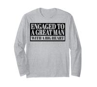 Comprometido con un Gran Hombre con un Gran corazón prometido Hombres Mujeres Manga Larga
