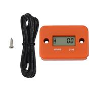 Compte-Heures Mini - Minuterie Inductive Étanche | Compteur D’Heures Et Tachymètre Pour Moto | Tondeuse À Gazon, Motoneige, Usage, Souffleuse À Neige, Quads, Générateur, Entretien Moteur, Affich