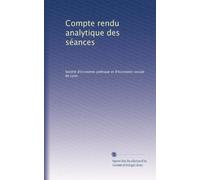 Compte rendu analytique des séances
