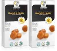 COMPTOIRS ET COMPAGNIES - Pastillas de Miel de Manuka IAA10+ - Ideal para la Garganta - 22g (Paquete de 2)