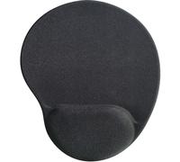 Compucessory 55151 Reposamu ecas con almohadilla de gel para mouse, 9 x 10 x 1 pulgada, color negro