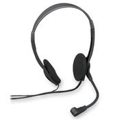 Compucessory CCS55222 - Auriculares Ligeros (Cable de 1,8 m), Color Negro