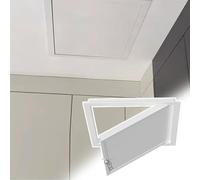 Compuerta De Acceso Blanca Para Techo Y Pared 15x15cm~86x86cm Pulgadas, Panel De Inspección Metálico Invisible Presionar Para Abrir(10x16in/25x41cm)