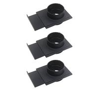 Compuerta guillotina manguera extraccion OD100mm valvula compuerta aspiracion carpinteria para tubo aspiracion aire ABS (3pcs)