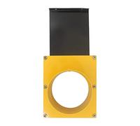 Compuerta guillotina para aspirador de serrin o virutas madera compuerta aspiracion colector polvo extractor carpinteria (Diámetro interno 110mm)