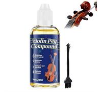 Compuesto de clavija para violín, la pasta de clavijas de violín detiene el deslizamiento y el chirrido, estabiliza las clavijas de afinación, compactas y convenientes, prolonga la vida útil de las