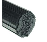 Compuestos de fibra de carbono Tira plana de Material fibra carbono negra, 2x12x500mm, varilla pura, tiras, avión RC, 2 uds