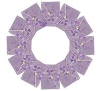 COMPUKAS 12 Bolsas de Brocado Estilo Chino para Joyería Diseño de Hebilla, Protección para Collares y Pendientes, Ideales para Bodas y Fiestas Color Color Aleatorio Varios estilos