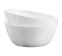 COMPUKAS 2piezas Cuencos de Cerámica Cuadrados de Uso Diario Tazones Resistentes al Calor para Arroz Sopa y Postres Funcionales para Cocina Hogar Restaurante
