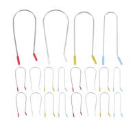 COMPUKAS 32 Piezas de Clips de Rodillos Calientes de Acero Inoxidable Cabello, Fáciles de Usar y Seguros, Ideales para Uso en Casa y Profesionales