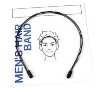 COMPUKAS 3piezas Diademas Negras Unisex Deportivas y Antideslizantes Aro De Pelo Invisibles Para