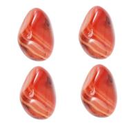 COMPUKAS 4 Piezas de Piedra de Ágata Natural Pulida Irregular Sardonyx para Joyería y Decoración del Hogar Energía Positiva y Tranquilidad Color Aleatorio