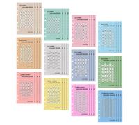 COMPUKAS 48 Sobres de Carpeta de Ahorro en Euros Diseño de 6 Agujeros, Papel Resistente y Fácil Transporte para Organizar y Promover Sostenibilidad