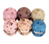 COMPUKAS 6 Pares de Broches Magnéticos Decorativos Material Metálico Resistente para Mujer, Estilo Vintage y Delicado y Diseño Estable Color Aleatorio para Bufandas y Ropa
