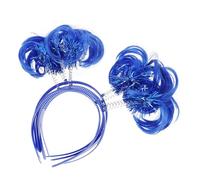 COMPUKAS 6 piezas Diademas para Niñas Color Azul Real Accesorios para Cabello Duraderos y Cómodos Bandas Creativas para Fiestas y Uso Diario