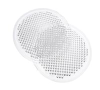 COMPUKAS Almohadillas para Sujetador de Bikini Transparentes Reutilizables, Silicona Delgada sin Costuras, Forma Semicírculo Delgado, 1 Par para Realzar y Uso Diario en Ropa de Baño