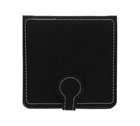 COMPUKAS Bolsa Práctica Diseño para Guardar Púas de Guitarra Negra de Cuero Fácil de Llevar y Mantener Púas en Orden para Guitarristas