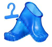 COMPUKAS Botas para Remojar los Pies de Pvc Azul Talla 42, Fáciles de Limpiar y Versátiles para Baños de Pies en Familia y Remedios Herbales