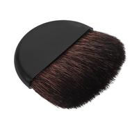 COMPUKAS Brocha para Rubor Pequeña de Nylon, Pincel Compacto Multifuncional para Maquillaje de Mejillas y Polvos, Cepillo Portátil para Viajes y Retoques, Herramienta de Pincel Facial
