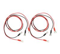 COMPUKAS Cable de Prueba para Tocadiscos y Fonógrafo de Pvc y Cobre, Fácil de Conectar y Conveniente para Almacenar, Pack de 4 Unidades Adecuado para Conexiones Eléctricas