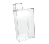 COMPUKAS Caja de Detergente Transparente de Pet Tapa de Escala Clara, Recipiente Multipropósito para Almacenamiento de Detergente Líquido y Polvo en Casa