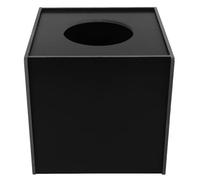 COMPUKAS Caja de Rifa Negra de Pvc para Juegos de Fiesta y Eventos Corporativos, Fácil de Operar y Mejora la Diversión E Interactividad