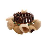 COMPUKAS Campana De Instrumento Musical Pulsera De De Africana Pulsera Moderna y Elegante Para Músicos