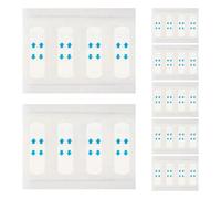 COMPUKAS Cinta Facial Invisible Lifting para Moldear Rostro Delgado 80 Piezas para Levantar los Ojos y Cuello, Adhesivo Transparente de Pvc
