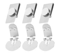 COMPUKAS Clip Magnético Pasadores Invisibles de Acero Inoxidable para Corbata para Día del Padre en 3 Pares Diseño Profesional para Ropa Formal y Oficina