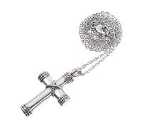 COMPUKAS Collar con Colgante de Urna Forma de para Recuerdos de Mascotas y Queridos Joyería de Cremación Inoxidable Incluye Cadena Diseño Único y Resistente la Corrosión