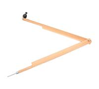 COMPUKAS Compás y Liviano para Dibujo Técnico de Precisión Profesional en Madera Beige, Diseño Multifuncional Adecuado para Enseñanza en Aulas Escolares