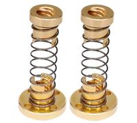 COMPUKAS con Tuercas de Cobre Kit de 2 Tornillos de Acero Inoxidable de Avance Diseño Resistente y 4 Orificios para Fijación para Impresora 3d Adecuado para Hogar y Taller