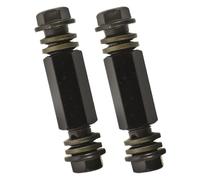 COMPUKAS Conector de Extensión para Línea de Freno de Aceite de Motocicleta, Kit de 2 Piezas Metálicas Negras, Alargador de Manguera de Freno Delantero para Mejora de Color Color Aleatorio
