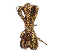 COMPUKAS Cordones 1 Par de Poliéster Estampado de Leopardo Resistentes Diseño Único para Zapatillas Deportivas Casuales para Hombre y Mujer