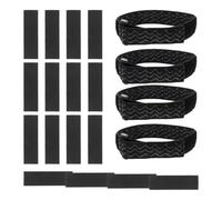 COMPUKAS Correas Elásticas para Botas Altas Muslo Antideslizantes Pegatinas Adhesivas Ajustables para Fijar Botas Cordones Elásticos, Pack 2 Juegos 8 Piezas para Uso Exterior