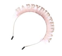 COMPUKAS Diadema Infantil Con Letras y Encaje Accesorio De Fiesta Para Cumpleaños Diseño Único