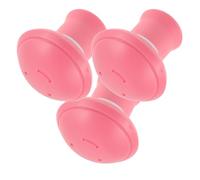 COMPUKAS Ejercitador Facial de Silicona para Tonificar y Tensar Músculos Faciales, 3 Piezas, Color Rosa, Adecuado para Belleza Facial y Tonificación Piel