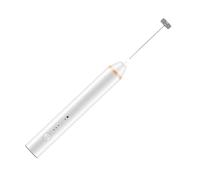COMPUKAS Espumador de Leche Eléctrico USB para Hogar Batería de 1200mah, Tres Velocidades Ajustables y Cuerpo de Abs Acero Inoxidable