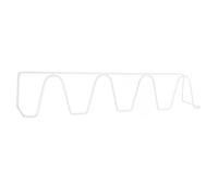 COMPUKAS Estante de Zapatos de Pared sin Perforaciones, Organizador de Zapatos de Hierro Blanco Diseño Simple, Seguro y Conveniente para Baño y Armario