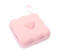 COMPUKAS Estuche Aislamiento Rosa en para Tampones Diseño de Eva Multicompartment y Cremallera, Bolsa Portátil para Almacenamiento Seguro de Olores Viajes y Uso Diario