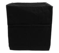 COMPUKAS Funda para Cafetera de Poliéster Negra Protección contra Polvo y Salpicaduras, Diseño Clásico y Fácil de Limpiar para Electrodomésticos de Cocina