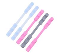 COMPUKAS Hebilla Ajustable de Silicona para 5 Piezas, Reduce Presión en Orejas y Ajusta Bandas, Adecuado para Acompañar en Rostros Pequeños Color Aleatorio