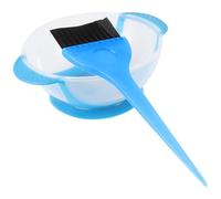 COMPUKAS Kit de Herramientas para Teñir el Cabello con Bol para Mezclar Tinte y Brocha, Material Resistente y Diseño Antideslizante para Uso Profesional en Salones