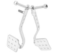 COMPUKAS Kit de Pedales de Kart para Acelerador y Freno, Aluminio Resistente, Compatible con 196cc 212cc 6.5hp, Diseño Ergonómico para Carreras de Drift, Accesorios para Karts Adultos