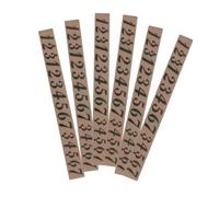 COMPUKAS Pegatinas para Tambores de Lengua 6 Piezas de Papel Seguro Escala Musical y Notas, Accesorio para Práctica de Percusión, Adecuado para Principiantes y Enseñanza Básica